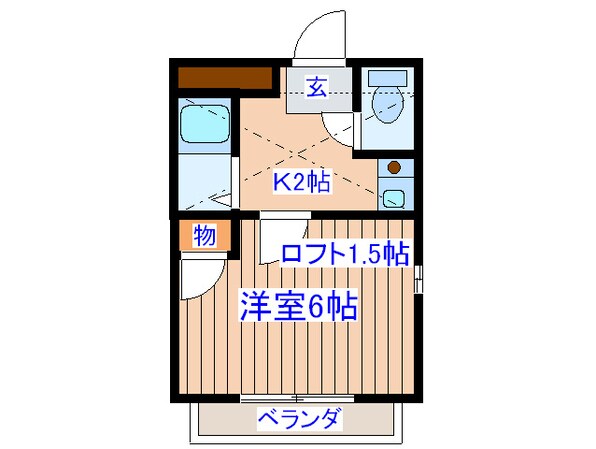 パ－クハウス中野栄の物件間取画像